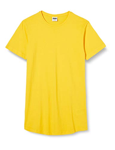 Urban Classics Shaped Long tee Manga Corta con Talle Largo, Camiseta Lisa, Básica Fácilmente Combinable, Versátil y Cómoda, chrome yellow, XXL para Hombre Urban Classics Shaped Long tee Manga Corta con Talle Largo, Camiseta Lisa, Básica Fácilmente Combinable, Versátil y Cómoda, chrome yellow, XXL para Hombre