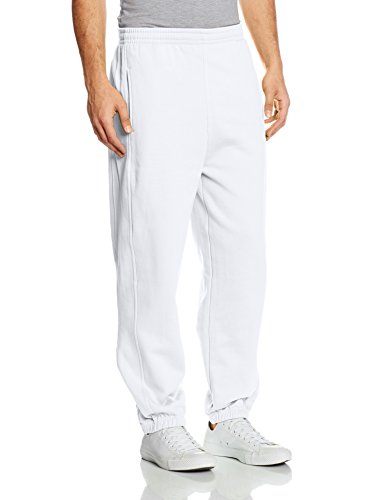 Urban Classics Sweatpants, Pantalones Deportivos Hombre, Blanco (White), talla del fabricante: XS Urban Classics Sweatpants, Pantalones Deportivos Hombre, Blanco (White), talla del fabricante: XS