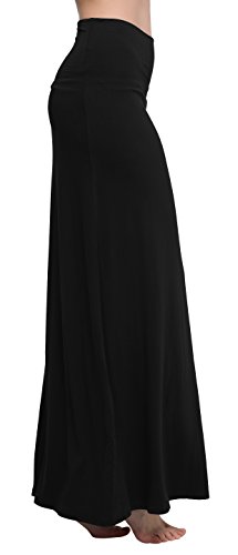 Urban GoCo Mujeres Falda Larga para Yoga Danza Casual Alta Cintura Bodycon Elástico Falda Maxi Negro XL Urban GoCo Mujeres Falda Larga para Yoga Danza Casual Alta Cintura Bodycon Elástico Falda Maxi Negro XL