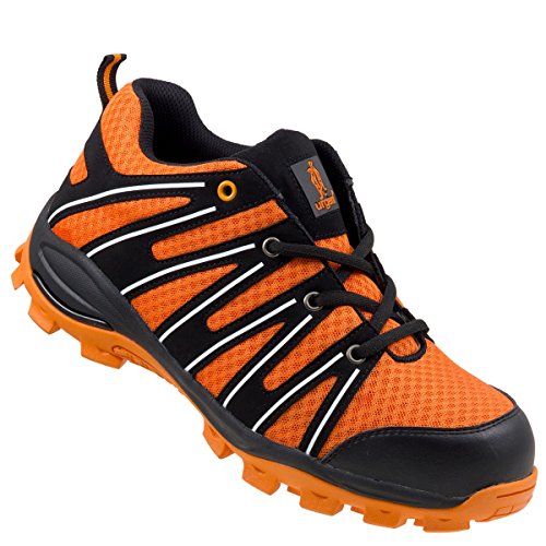 Urgent Zapatos de trabajo, Seguridad, Modelo 262 S1 EN ISO 20345, color gris, talla 41