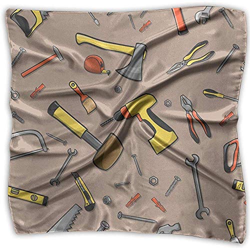 Uridy Pañuelo de raso cuadrado Herramientas de construcción para el hogar Seda como bandanas ligeras Pañuelo para la cabeza Chal para el cuello Pañuelo para la cabeza Uridy Pañuelo de raso cuadrado Herramientas de construcción para el hogar Seda como bandanas ligeras Pañuelo para la cabeza Chal para el cuello Pañuelo para la cabeza