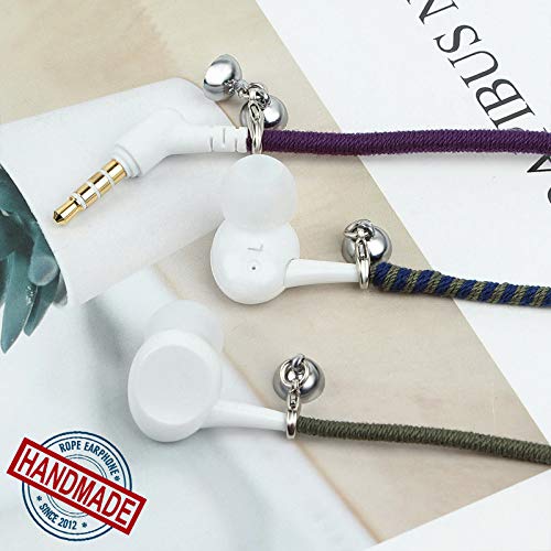 URIZONS Auriculares Cascos In-Ear para iPhone iPad iPod Mac tabletas portátiles Android Smartphones Trenzado Tejido a Mano Tribe Hilo Pulsera Envuelta (UH-005MZF078)