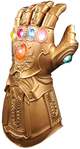 UrMsun Guante de los Vengadores con Luces led, Guantele Thanos Vengadores 4 Final del Juego Iron Man Infinity Gauntlet Hulk Thanos Capitán América Thor Cosplay con 2 Pilas Recambio UrMsun Guante de los Vengadores con Luces led, Guantele Thanos Vengadores 4 Final del Juego Iron Man Infinity Gauntlet Hulk Thanos Capitán América Thor Cosplay con 2 Pilas Recambio