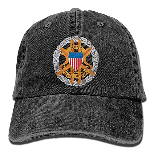 US Army Retro Conjunto Jefes de Estado Mayor Emblema Unisex Ajustable Algodón Denim Hat Washed Retro Gimnasio Sombrero Gorra Hat Design23