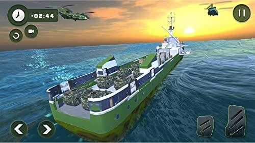 US Cruise Ship Driving - Juego de transporte del ejército