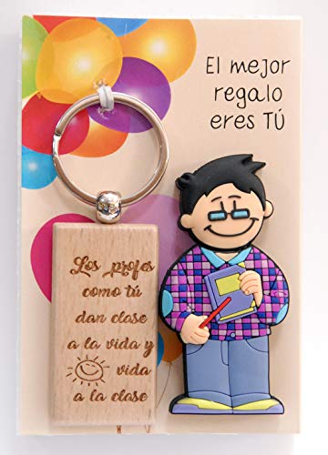 USB Profesor 16 GB. de Memoria con Llavero metálico Grabado con Leyenda en láser.