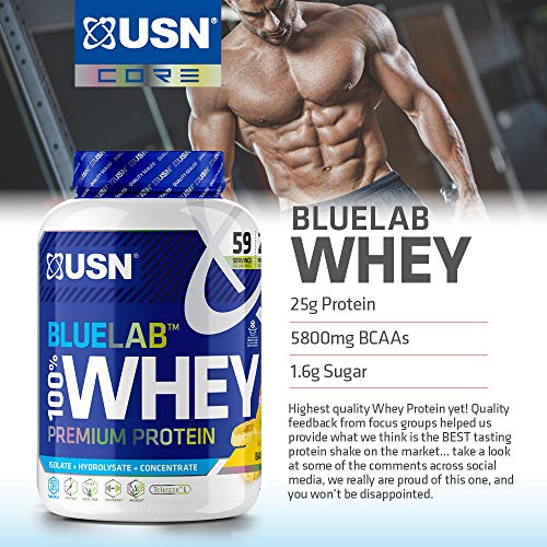 USN Blau Labor 100% Prima Chocolate Caramelo Suero Proteína Polvo 910 g