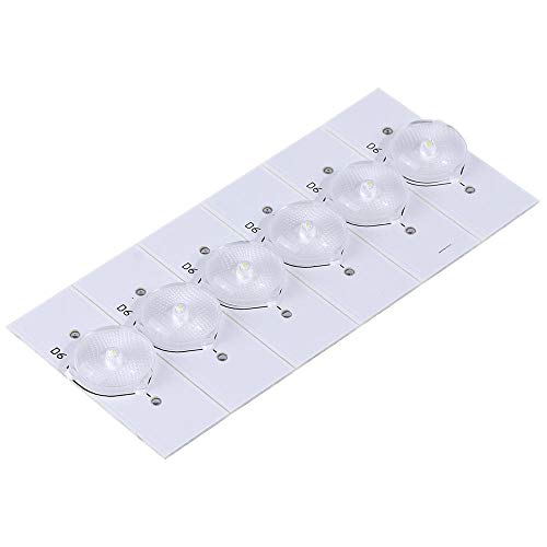 Útil Las Perlas de la lámpara SMD de 20pcs 3V con folletos de Lente óptica y Alambre de 2 m para la reparación de TV LED de 32-65 Pulgadas Durable