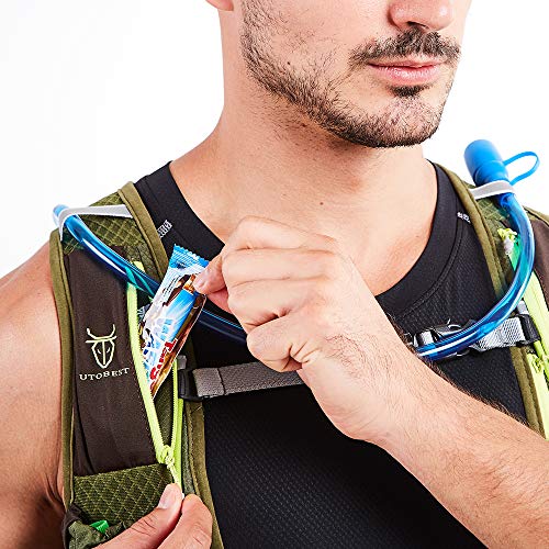 UTOBEST Mochila Hidratacion Trail Running 5L Ligera Chaleco Hidratacion Running Hombre Mujer para Correr Ciclismo