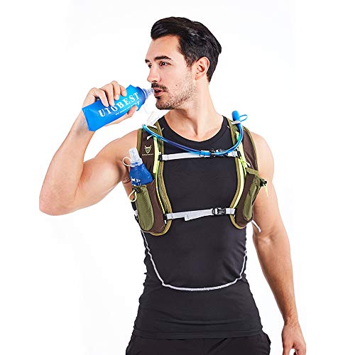UTOBEST Soft Flask TPU Botella Hidratacion Running Trail Botella de Agua Flexible (500ml-2 Piezas) UTOBEST Soft Flask TPU Botella Hidratacion Running Trail Botella de Agua Flexible (500ml-2 Piezas)