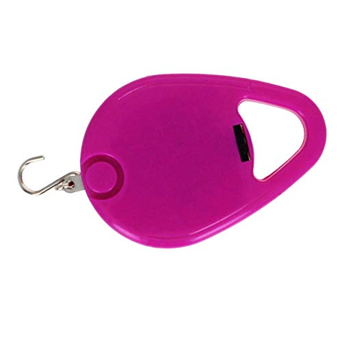 Utoolmart ABS portátil mini máquina púrpura doble escala electrónica colgante peso digital exacto con gancho escala para pesca postal equipaje 1pcs