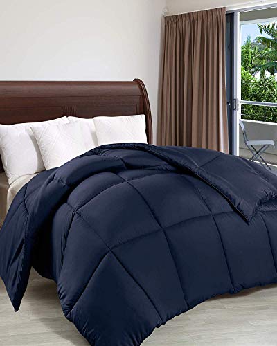 Utopia Bedding Edredón de Fibra 220x240 cm, Fibra Hueca siliconada, 1950 gramo (Azul Marino, Cama 135/150-220 x 240 cm) Utopia Bedding Edredón de Fibra 220x240 cm, Fibra Hueca siliconada, 1950 gramo (Azul Marino, Cama 135/150-220 x 240 cm)