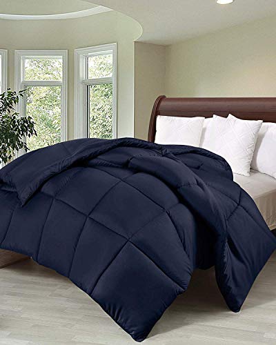 Utopia Bedding Edredón de Fibra 220x240 cm, Fibra Hueca siliconada, 1950 gramo (Azul Marino, Cama 135/150-220 x 240 cm) Utopia Bedding Edredón de Fibra 220x240 cm, Fibra Hueca siliconada, 1950 gramo (Azul Marino, Cama 135/150-220 x 240 cm)