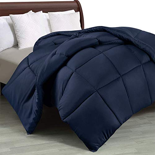 Utopia Bedding Edredón de Fibra 220x240 cm, Fibra Hueca siliconada, 1950 gramo (Azul Marino, Cama 135/150-220 x 240 cm) Utopia Bedding Edredón de Fibra 220x240 cm, Fibra Hueca siliconada, 1950 gramo (Azul Marino, Cama 135/150-220 x 240 cm)