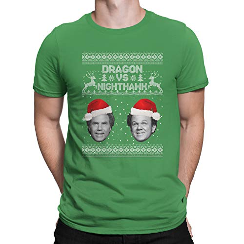 Uzubunki Dragon Vs Nighthawk Navidad Brennan Huff Dale Doback feo Navidad camiseta Uzubunki Dragon Vs Nighthawk Navidad Brennan Huff Dale Doback feo Navidad camiseta