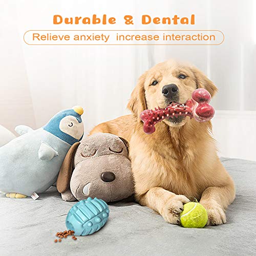 V-HANVER Juguetes Perros para Masticadores Agresivos de Razas Grandes, Masticar Hueso para Perros Grandes Medianos, Juguete para Mascotas Resistente Hecho con Goma No Tóxica con Sabor a Carne de Res V-HANVER Juguetes Perros para Masticadores Agresivos de Razas Grandes, Masticar Hueso para Perros Grandes Medianos, Juguete para Mascotas Resistente Hecho con Goma No Tóxica con Sabor a Carne de Res