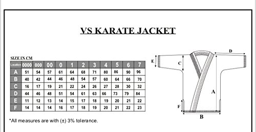 V-sports Niños blanco karate traje poli/algodón niños uniformes de karate (0/130cm 8-9yrs)