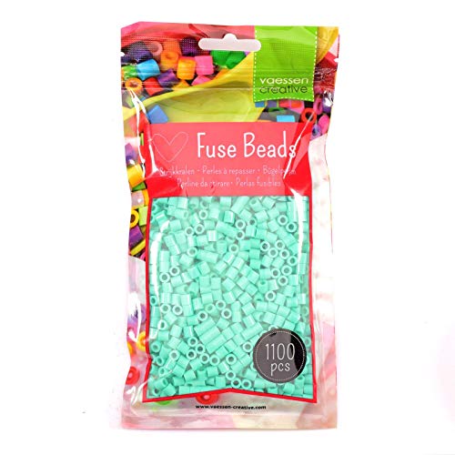 Vaessen Creative Aqua Perlas Fusibles, Set de 1100 Piezas DIY para Niños, Creación de Joyas, Decoraciones Hechas en Casa y Otras Ideas de Manualidades, 5mm Vaessen Creative Aqua Perlas Fusibles, Set de 1100 Piezas DIY para Niños, Creación de Joyas, Decoraciones Hechas en Casa y Otras Ideas de Manualidades, 5mm