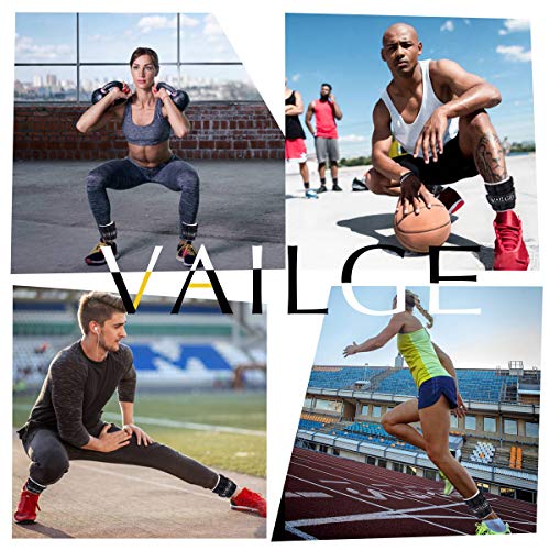 Vailge - Muñequera con peso ajustable (peso de 0,5 kg a 3 kg, para piernas de mujer, para hacer deporte, correr, hacer gimnasia), color Negro , tamaño 1.5KG Paar=(1.5x2=3KG) Vailge - Muñequera con peso ajustable (peso de 0,5 kg a 3 kg, para piernas de mujer, para hacer deporte, correr, hacer gimnasia), color Negro , tamaño 1.5KG Paar=(1.5x2=3KG)
