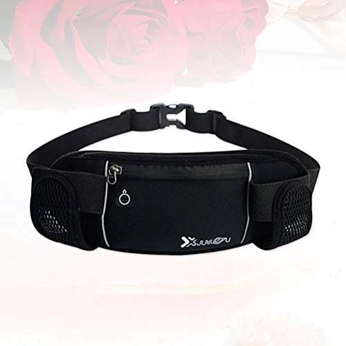 VALICLUD Bolsas para Deportes al Aire Libre Gimnasio Bolsa multifunción para Botella de Agua Cinturón Personalizado Bolsillos para teléfonos móviles (Negro) VALICLUD Bolsas para Deportes al Aire Libre Gimnasio Bolsa multifunción para Botella de Agua Cinturón Personalizado Bolsillos para teléfonos móviles (Negro)