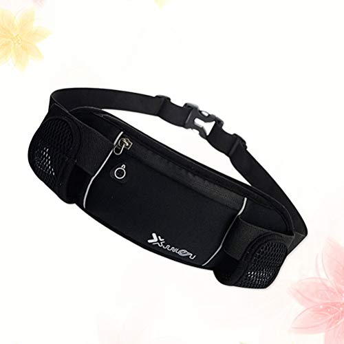 VALICLUD Bolsas para Deportes al Aire Libre Gimnasio Bolsa multifunción para Botella de Agua Cinturón Personalizado Bolsillos para teléfonos móviles (Negro) VALICLUD Bolsas para Deportes al Aire Libre Gimnasio Bolsa multifunción para Botella de Agua Cinturón Personalizado Bolsillos para teléfonos móviles (Negro)