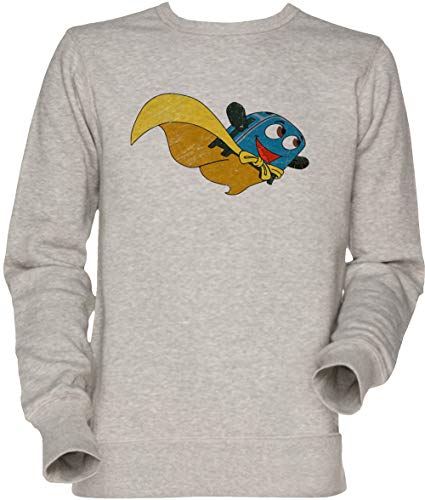 Valiente Pequeño Tostadora - Volar Lejos Unisexo Hombre Mujer Sudadera Jersey Gris Men's Women's Jumper Sweatshirt Grey