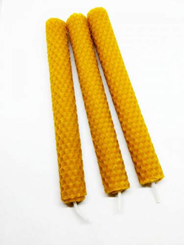 Valmoni Sport 6 Velas Cera de Abeja Olor Miel 100% Natural 2cm x 10cm Textura Panal Bujía Vela Valmoni Sport 6 Velas Cera de Abeja Olor Miel 100% Natural 2cm x 10cm Textura Panal Bujía Vela