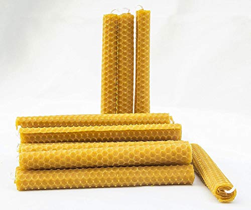 Valmoni Sport 6 Velas Cera de Abeja Olor Miel 100% Natural 2cm x 10cm Textura Panal Bujía Vela Valmoni Sport 6 Velas Cera de Abeja Olor Miel 100% Natural 2cm x 10cm Textura Panal Bujía Vela