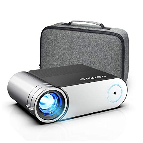 Vamvo Proyector Full HD 1080P, Mini Proyector L4200 con Dolby, Proyector Portátil 5500 Lúmenes, 50000 Horas Vida, Cine en Casa Compatible con HDMI, VGA, AV, USB etc.