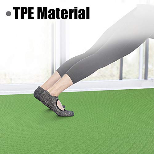 VANLMAP Colchoneta de Yoga TPE Antideslizante, Doble Yoga Mat Esterilla Yoga Caucho Natural Ecologica Estera de Yoga para Entrenamiento Ejercicios Gimnasia 200 cm x 135 cm x 10 mm