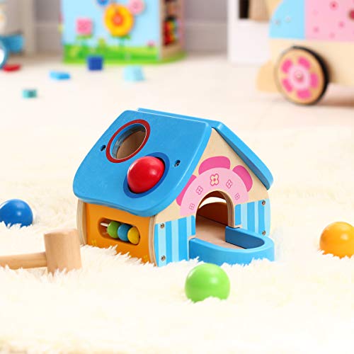 Vanplay Juguetes de Martillo de Madera, 4 en 1 Juego de Banco con Bolas para Bebés, Juegos de Casa para Niños 1 2 3 Años Vanplay Juguetes de Martillo de Madera, 4 en 1 Juego de Banco con Bolas para Bebés, Juegos de Casa para Niños 1 2 3 Años