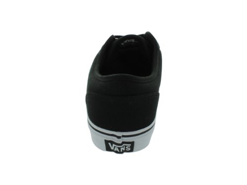 Vans Atwood, Sneaker Hombre, Negro (Black/White Canvas 187), 42.5 EU Vans Atwood, Sneaker Hombre, Negro (Black/White Canvas 187), 42.5 EU