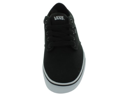 Vans Atwood, Sneaker Hombre, Negro (Black/White Canvas 187), 42.5 EU