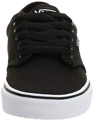 Vans Atwood, Sneaker Hombre, Negro (Black/White Canvas 187), 44.5 EU Vans Atwood, Sneaker Hombre, Negro (Black/White Canvas 187), 44.5 EU