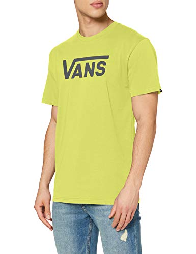 Vans Classic Camiseta, Amarillo (Sulphur Spring/Asphalt Ync), Large para Hombre