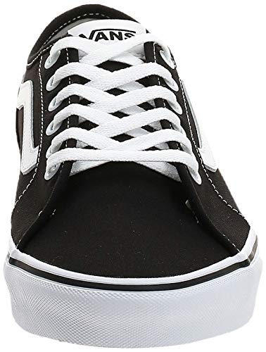 Vans Filmore Decon, Zapatillas para Hombre, Negro (Canvas) Black/White 187), 45 Vans Filmore Decon, Zapatillas para Hombre, Negro (Canvas) Black/White 187), 45