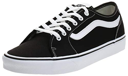 Vans Filmore Decon, Zapatillas para Hombre, Negro (Canvas) Black/White 187), 45