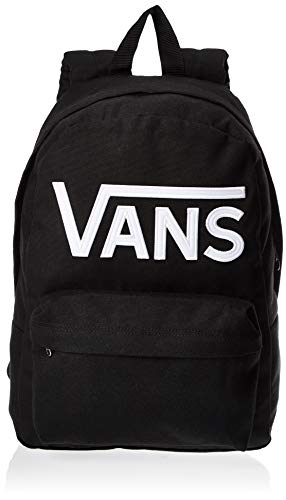 Vans New Skool - Mochila para niños, Negro (Negro / Blanco), Talla única UE Vans New Skool - Mochila para niños, Negro (Negro / Blanco), Talla única UE