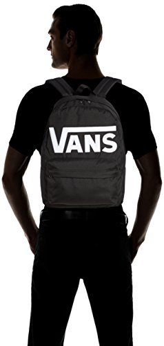 Vans Old Skool II - Mochila Casual, Unisex, Negro (Black/White), 22 litros, 42 cm