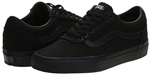 Vans Ward Canvas, Zapatillas para Hombre, Negro (Canvas/Black 186), 44 EU