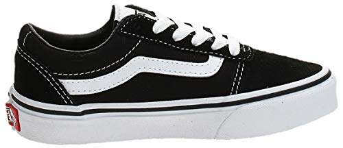 Vans Ward Suede/Canvas Zapatillas, Unisex Niños, Black/White Iju, 36 EU