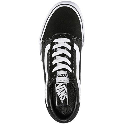 Vans Ward - Zapatillas para Mujer, Negro (Suede/Canvas/Black/White Iju), 37 EU