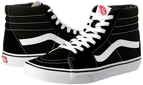 Vans, Zapatillas Altas Unisex Adulto, Negro (Black/White), 40 EU Vans, Zapatillas Altas Unisex Adulto, Negro (Black/White), 40 EU
