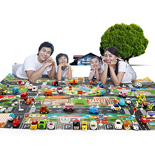 Vantiyaus Alfombra de plástico para juguetes, alfombrilla de salpicaduras, lavable para suelo o mesa, alfombra de PVC para niños, ideal para jugar con coches y juguetes. Vantiyaus Alfombra de plástico para juguetes, alfombrilla de salpicaduras, lavable para suelo o mesa, alfombra de PVC para niños, ideal para jugar con coches y juguetes.