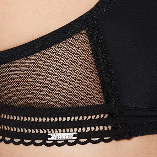 VARIANCE Lingerie Secrète Allure Sujetador sin Aros, Negro (Noir 030), 95B para Mujer