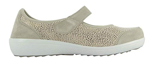 VAROMED Sevilla 77701 Mujer señora Merceditas,Mary-Jane,Zapatos Bajos,Planos,Zapatos de Salud,cómodo,Kiesel,4 UK VAROMED Sevilla 77701 Mujer señora Merceditas,Mary-Jane,Zapatos Bajos,Planos,Zapatos de Salud,cómodo,Kiesel,4 UK