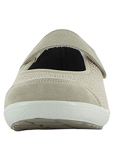 VAROMED Sevilla 77701 Mujer señora Merceditas,Mary-Jane,Zapatos Bajos,Planos,Zapatos de Salud,cómodo,Kiesel,4 UK VAROMED Sevilla 77701 Mujer señora Merceditas,Mary-Jane,Zapatos Bajos,Planos,Zapatos de Salud,cómodo,Kiesel,4 UK