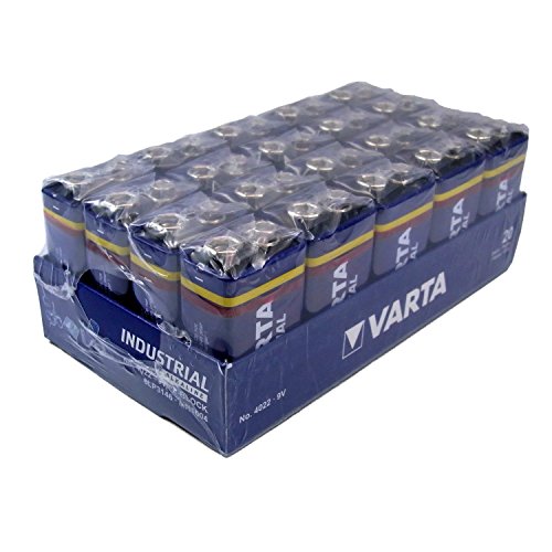 Varta 4022 - Pila alcalina de 9v, pack de 20 unidades