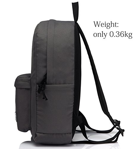 VASCHY Mochilas Escolares,Mochila Hombre Mujer Livianas Casual Resistente Al Agua Mochila Vintage 20 Litros para Universidad Gris VASCHY Mochilas Escolares,Mochila Hombre Mujer Livianas Casual Resistente Al Agua Mochila Vintage 20 Litros para Universidad Gris