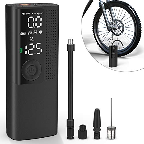 Vastar Compresor de Aire Portátil Inteligente - Bomba Neumáticos con Función de Desinflado, Almacenamiento de Tráquea, Pantalla Digital, Luz LED, 5 Modos Batería de Litio, 120PSI, 2000mAh, 20 l/min Vastar Compresor de Aire Portátil Inteligente - Bomba Neumáticos con Función de Desinflado, Almacenamiento de Tráquea, Pantalla Digital, Luz LED, 5 Modos Batería de Litio, 120PSI, 2000mAh, 20 l/min